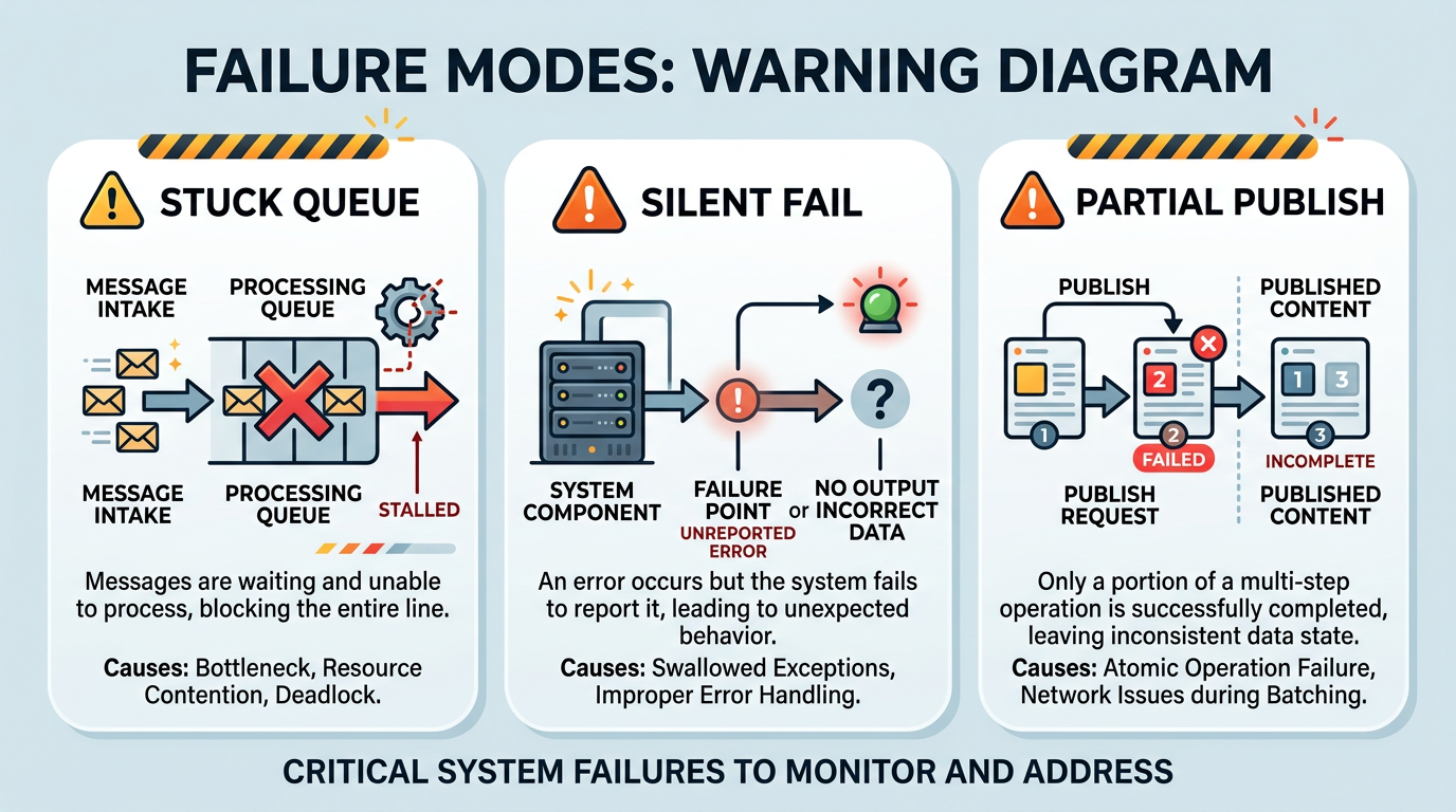 Diagram: automation failure modes