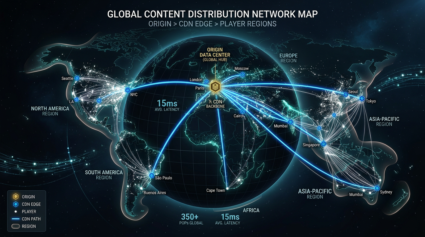 Diagram: distribution topology