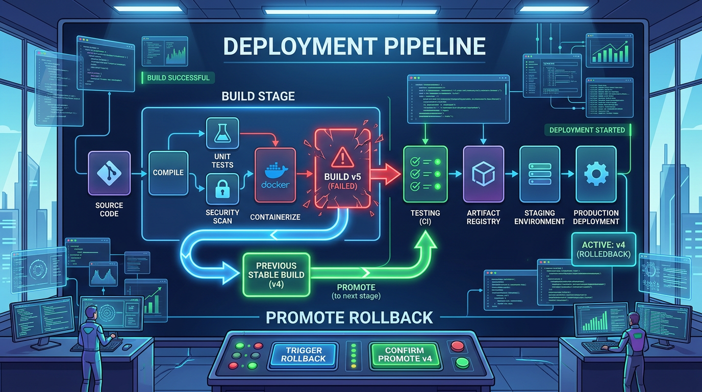 Diagram: deployment pipeline