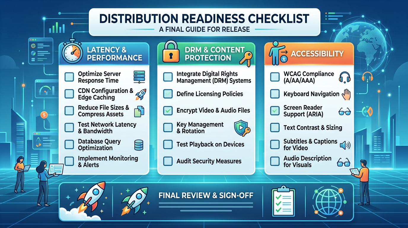 Diagram: distribution readiness checklist