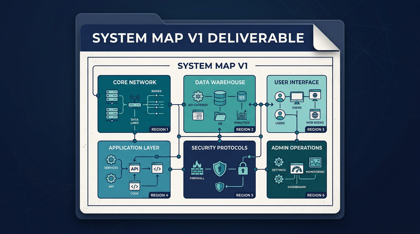 Diagram: Distribution System Map v1 deliverable